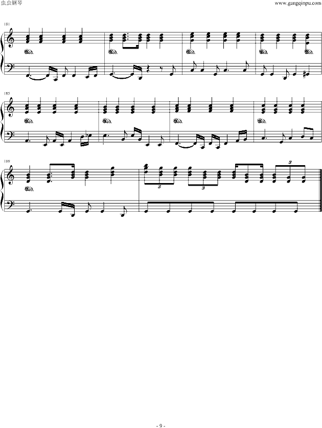 taers(钢琴版)钢琴曲谱（图9）