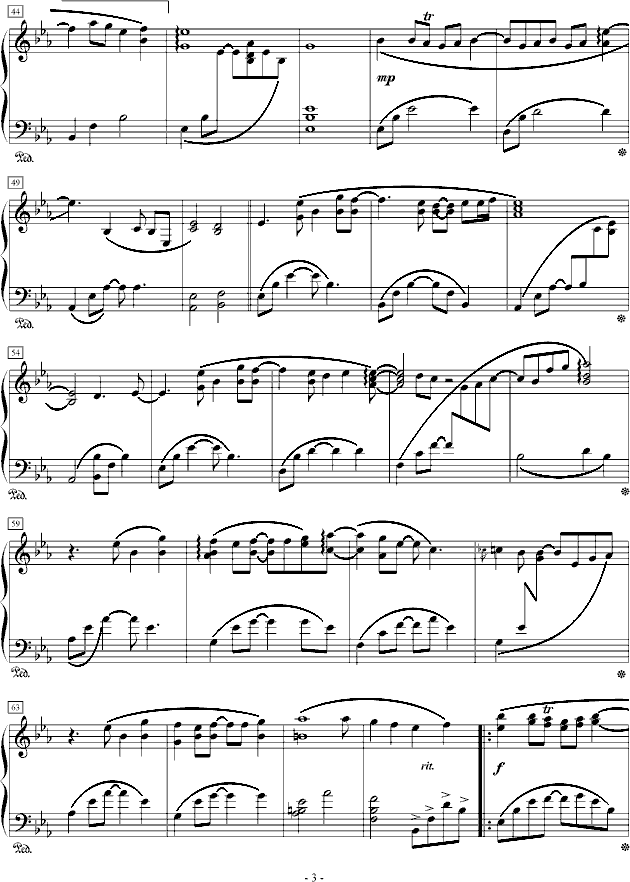 《不可思议》钢琴演奏版钢琴曲谱（图3）