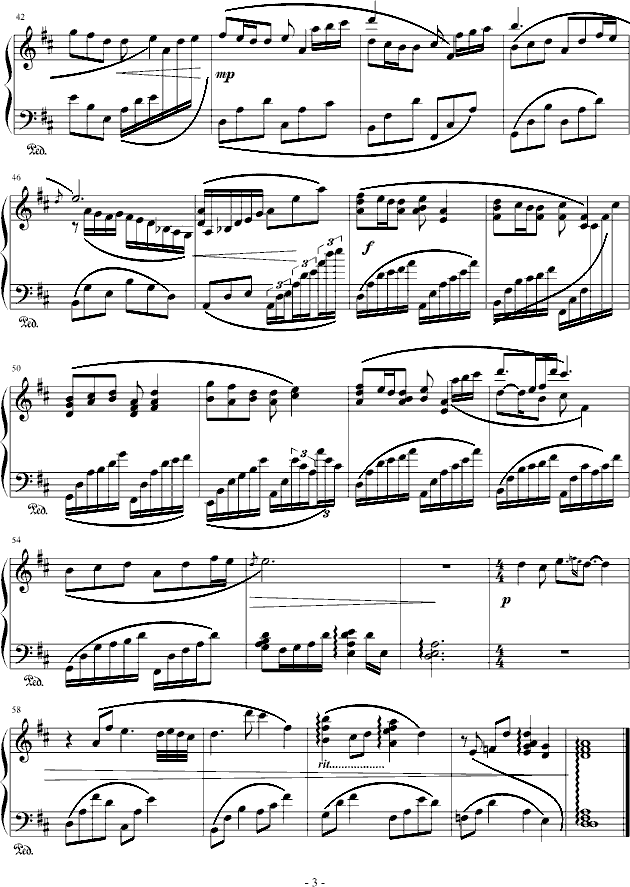 不.完美  钢琴演奏版钢琴曲谱（图3）