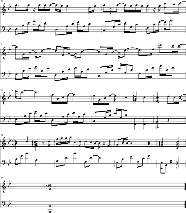 泪的告白-原名(ありがとう)钢琴曲谱（图3）