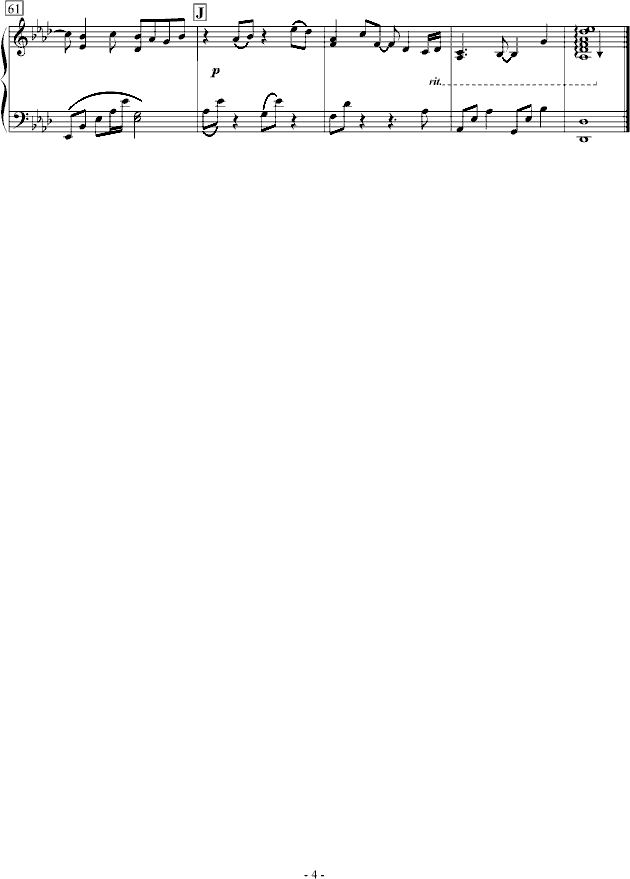 《爱转角》钢琴演奏版钢琴曲谱（图4）