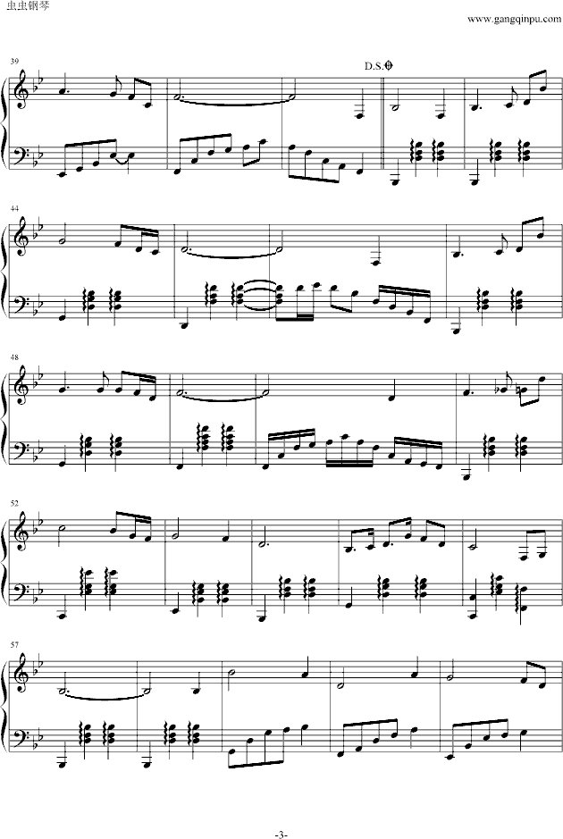 不能说的秘密之《情人的眼泪》钢琴曲谱（图3）