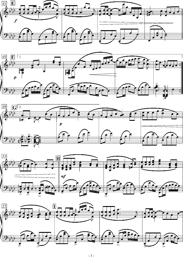 《爱转角》钢琴演奏版钢琴曲谱（图3）