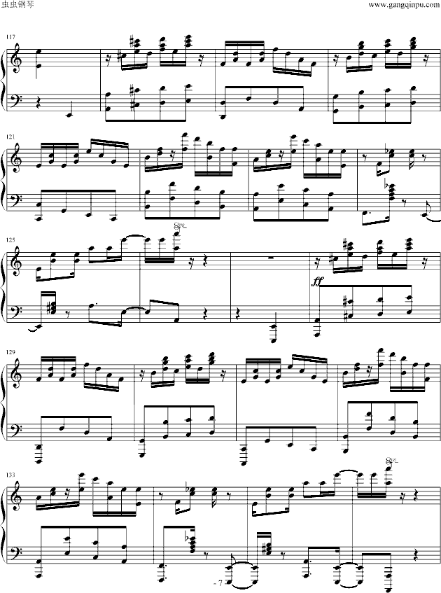 Pagrag钢琴曲谱（图7）