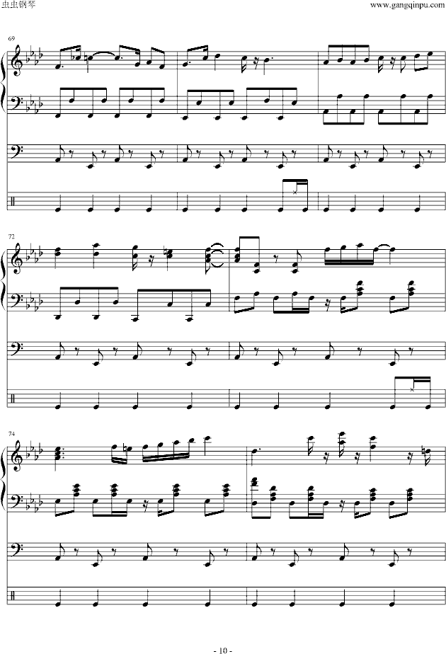 柯南主题曲钢琴曲谱（图9）