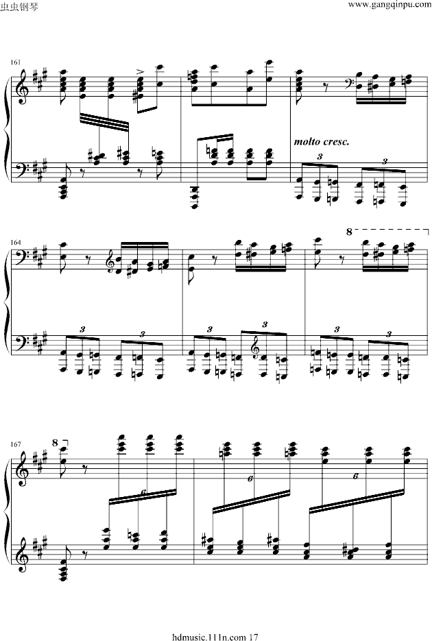 《土耳其进行曲》原版钢琴曲谱（图17）