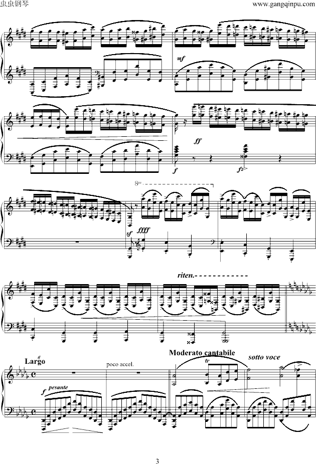 幻想即兴曲钢琴曲谱（图3）