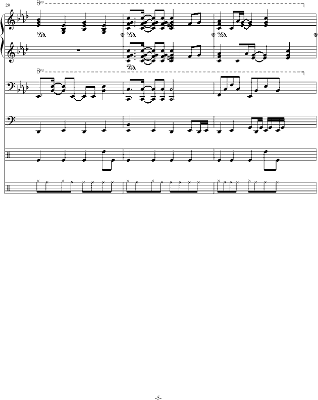 Reason钢琴曲谱（图5）