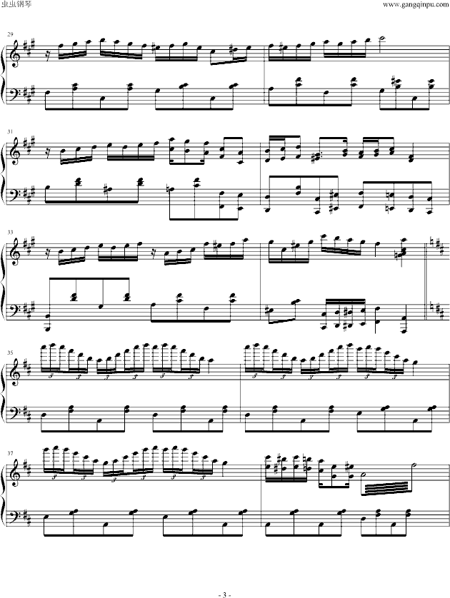 Spinach Rag-最终幻想6钢琴曲谱（图3）