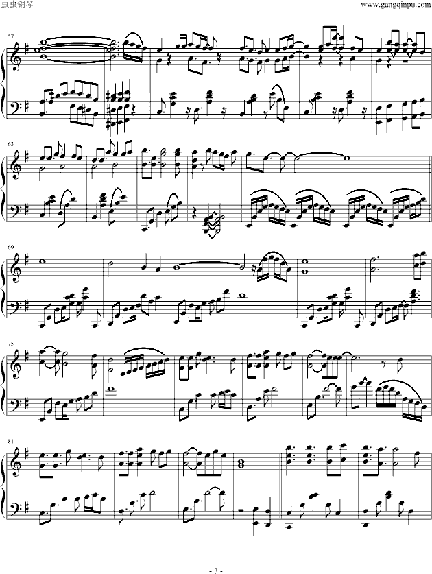 游戏 CLOSE YET DISTANT钢琴曲谱（图3）