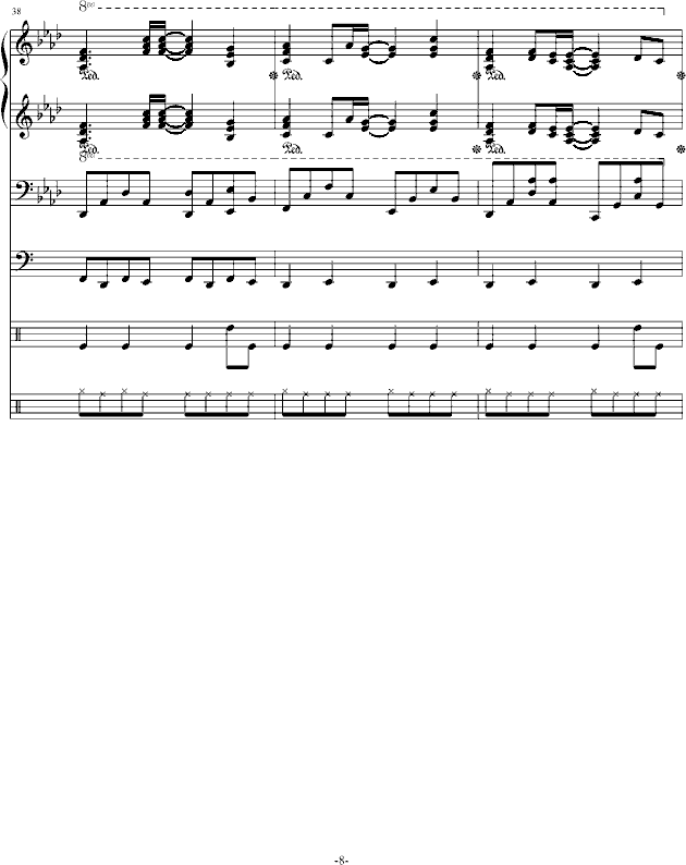 Reason钢琴曲谱（图8）