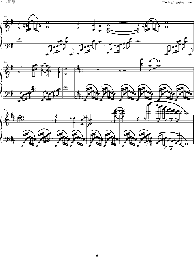 游戏 CLOSE YET DISTANT钢琴曲谱（图6）