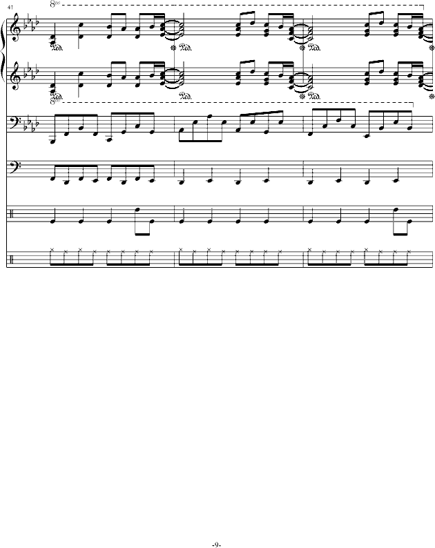 Reason钢琴曲谱（图9）