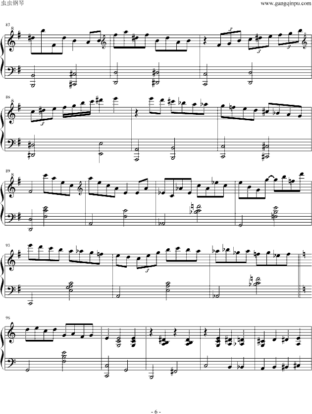 1900`s Madness #2 - 海上钢琴师钢琴曲谱（图6）