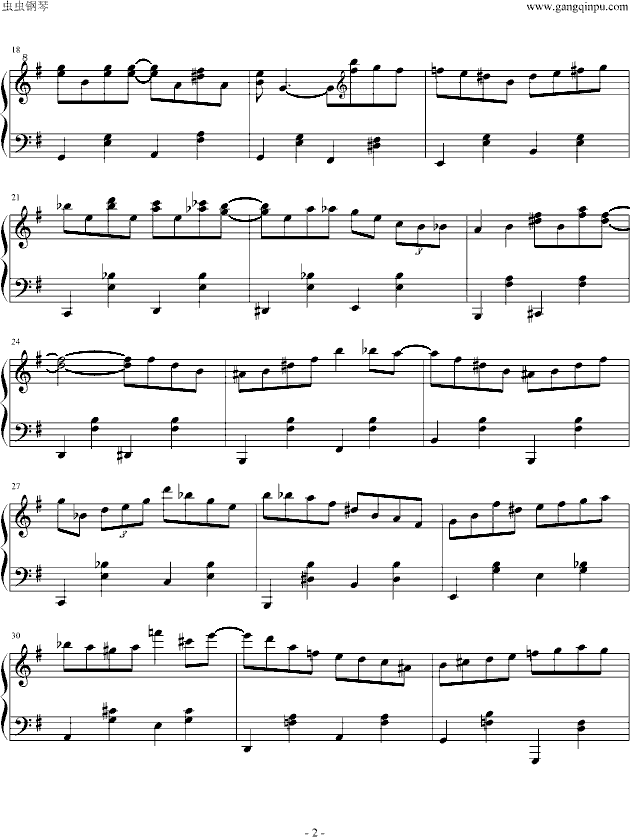 1900`s Madness #2 - 海上钢琴师钢琴曲谱（图2）
