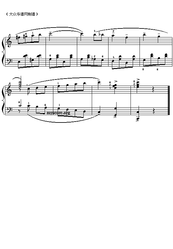 哆来咪钢琴曲谱（图2）