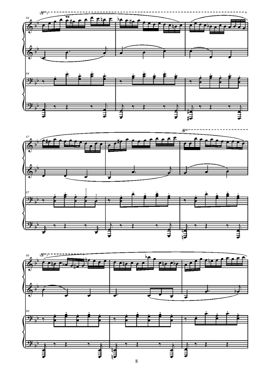 andante gantabile钢琴曲谱（图8）