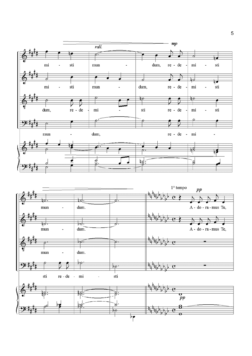 adoramus te钢琴曲谱（图5）