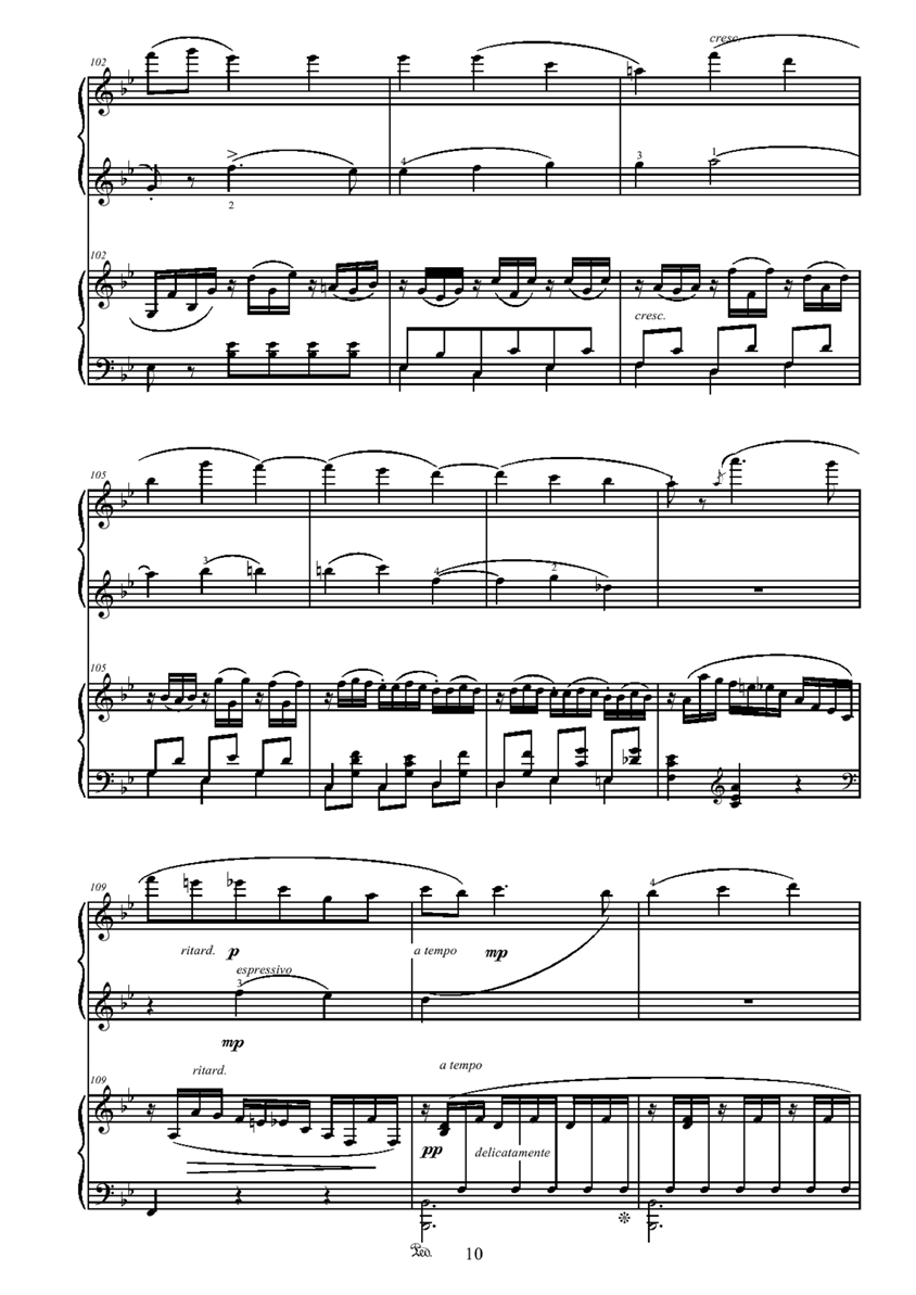 andante gantabile钢琴曲谱（图10）