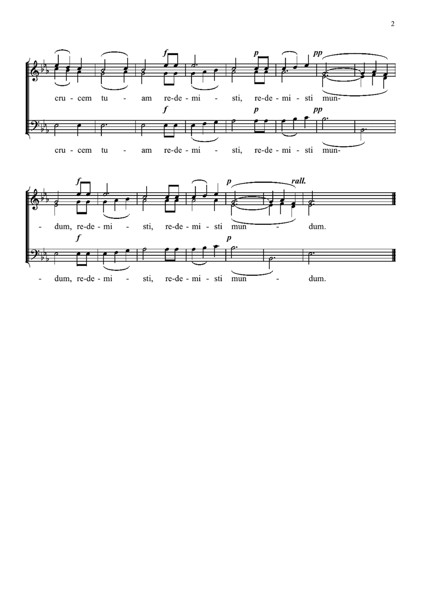 adormus te christe钢琴曲谱（图2）
