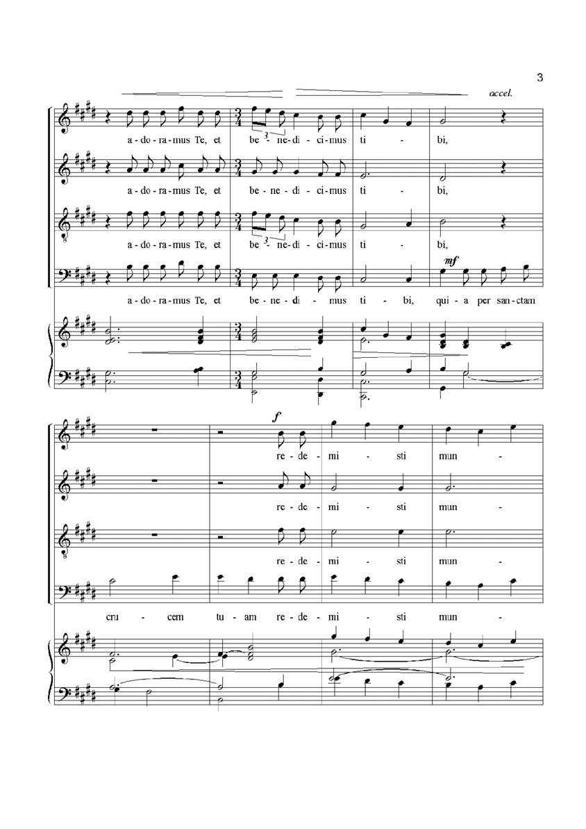 adoramus te钢琴曲谱（图3）