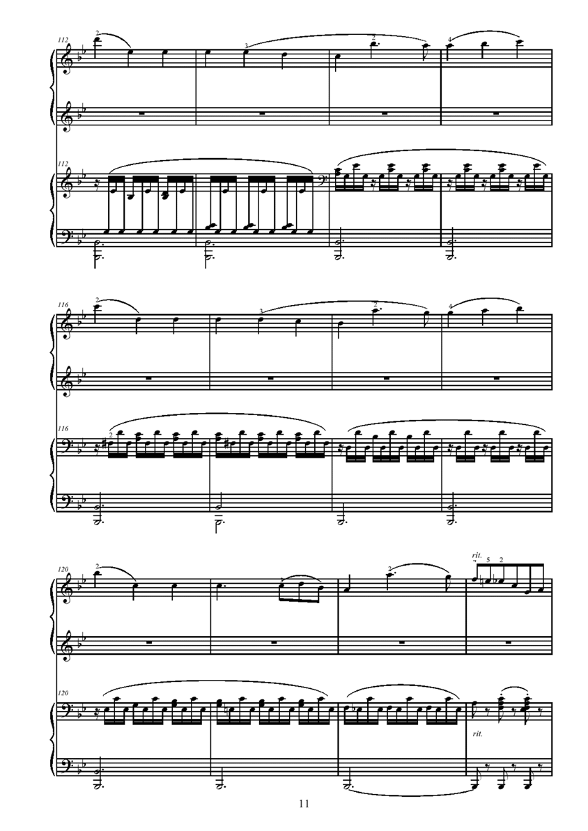 andante gantabile钢琴曲谱（图11）