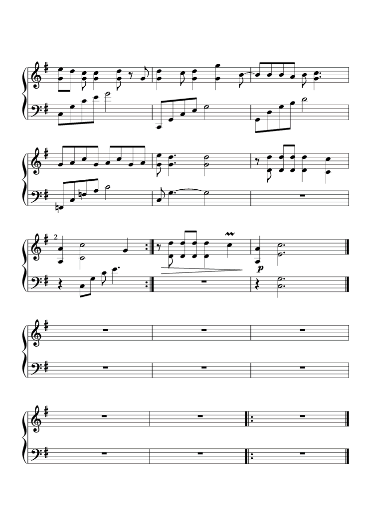 启程钢琴曲谱（图3）