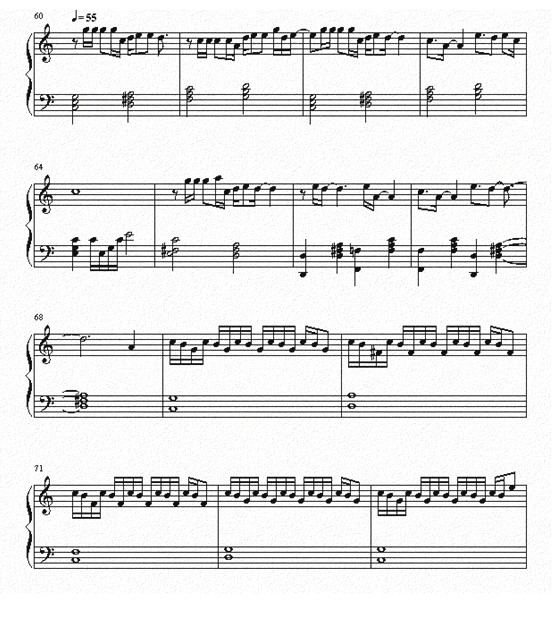 无与伦比的美丽钢琴曲谱（图6）