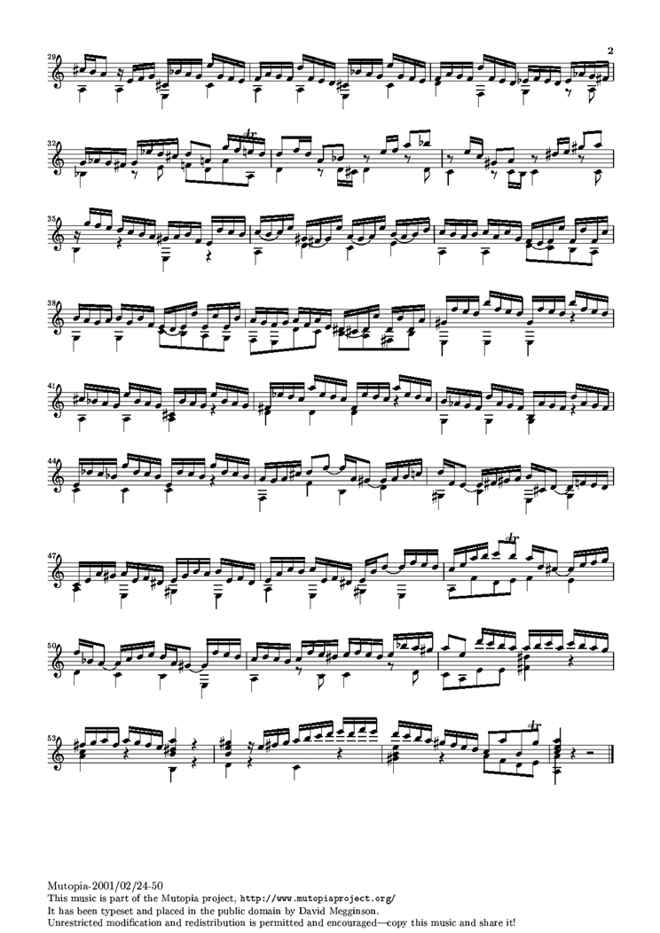 suite in C Minor for lute钢琴曲谱（图2）