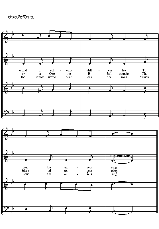 Christmas caral钢琴曲谱（图3）