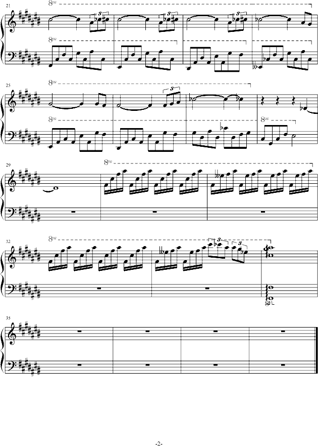 2012钢琴曲谱（图2）