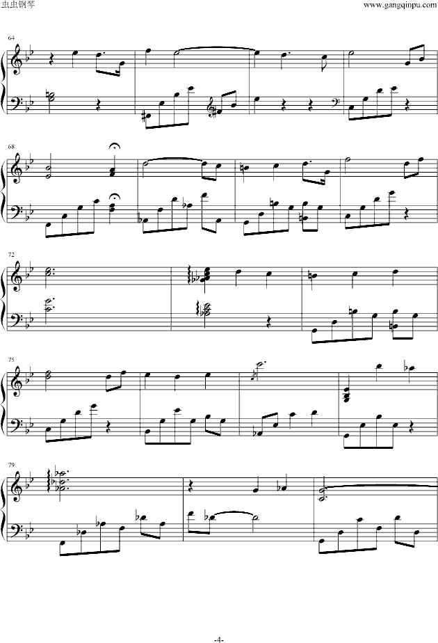 Eversince钢琴曲谱（图4）