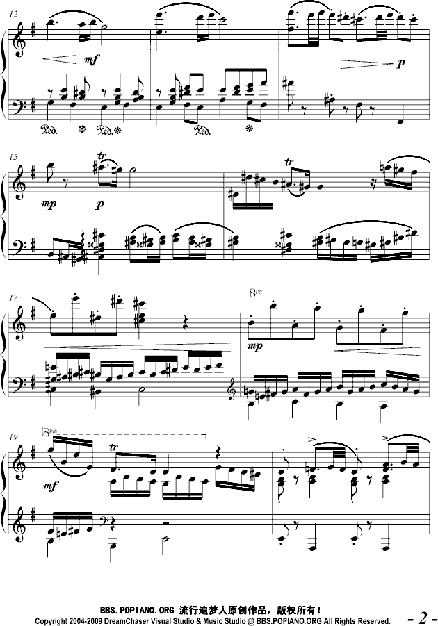 Caprice in G Major钢琴曲谱（图2）