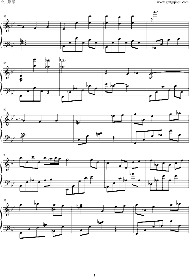 Eversince钢琴曲谱（图5）