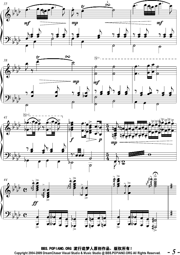 Caprice in G Major钢琴曲谱（图5）