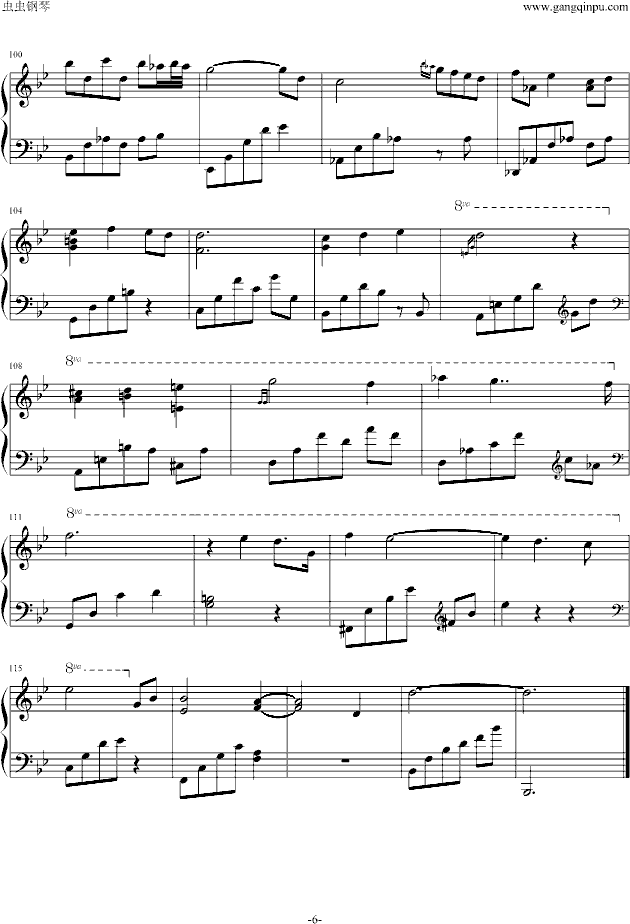 Eversince钢琴曲谱（图6）