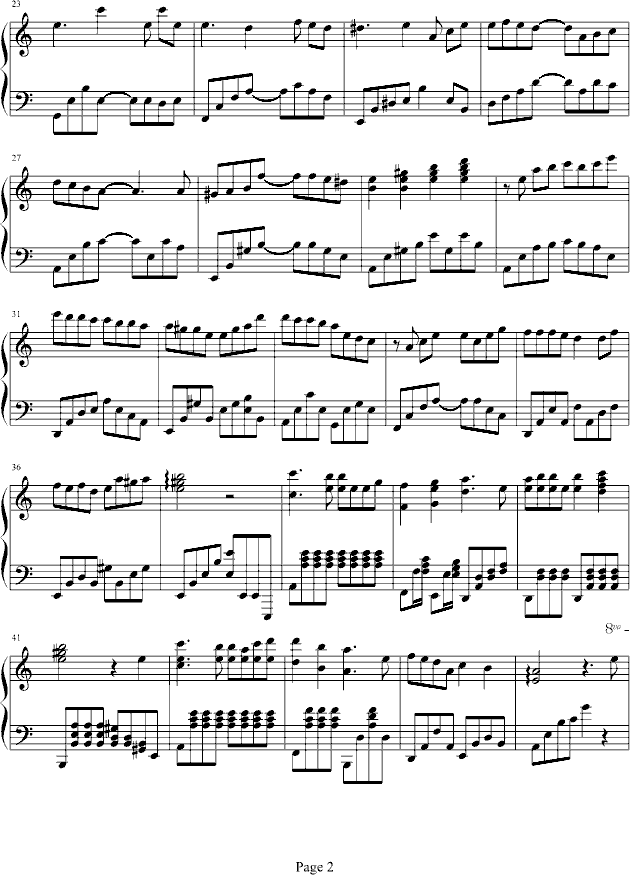风·尽钢琴曲谱（图2）