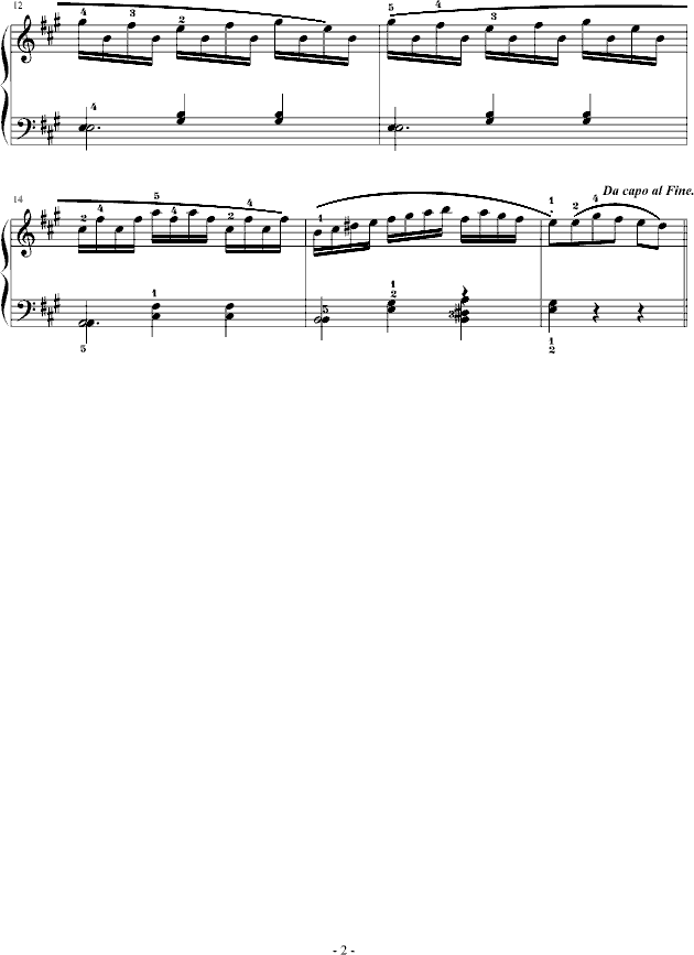车尔尼599第66首钢琴曲谱（图2）