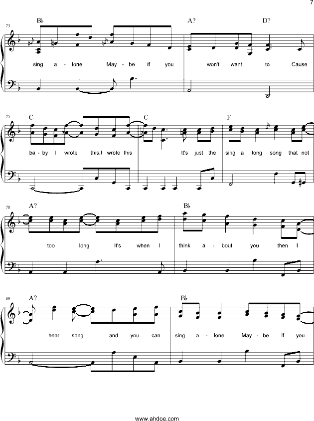 Singalongsong钢琴曲谱（图6）
