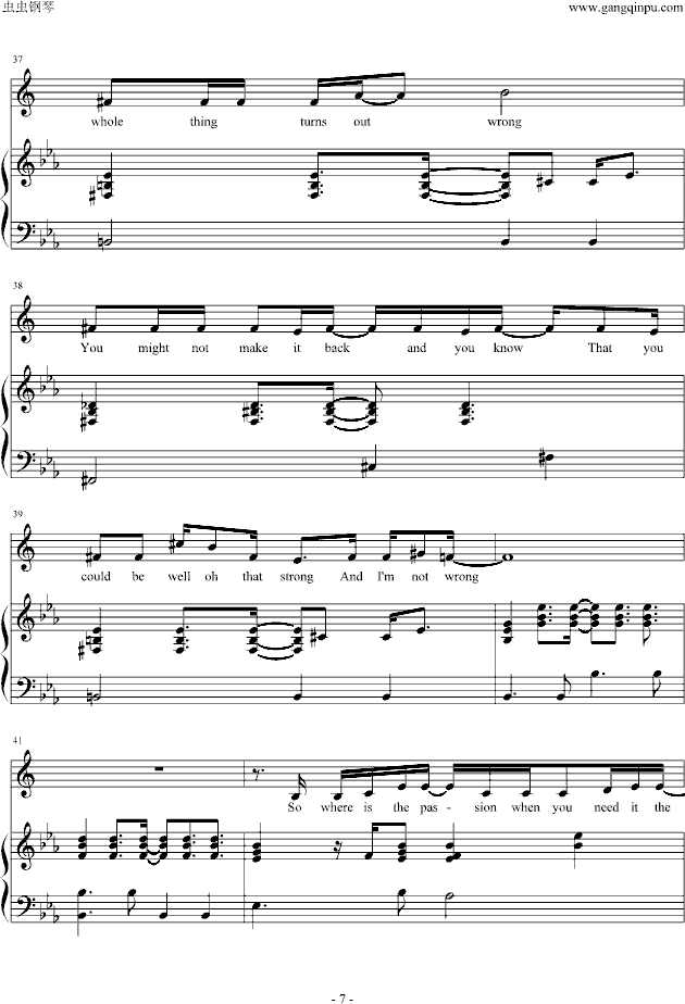 Bad Day钢琴曲谱（图7）