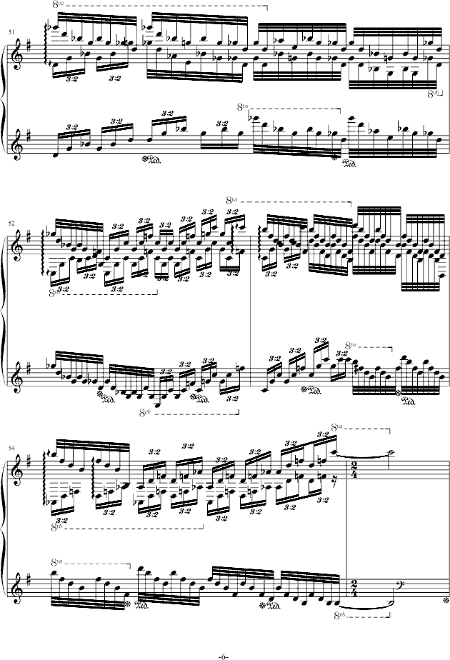 流星小幻想曲钢琴曲谱（图6）