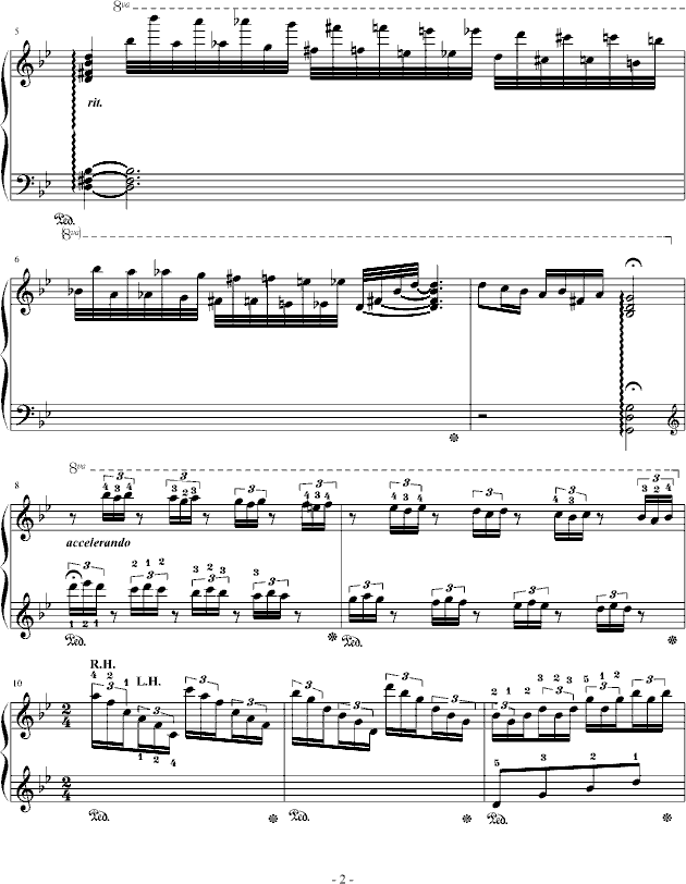 梦之祭钢琴曲谱（图2）