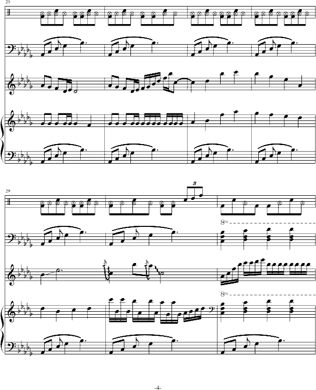 思忆钢琴曲谱（图4）