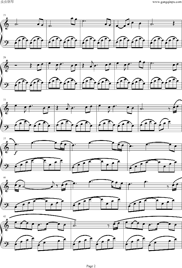 无止境的见识钢琴曲谱（图2）