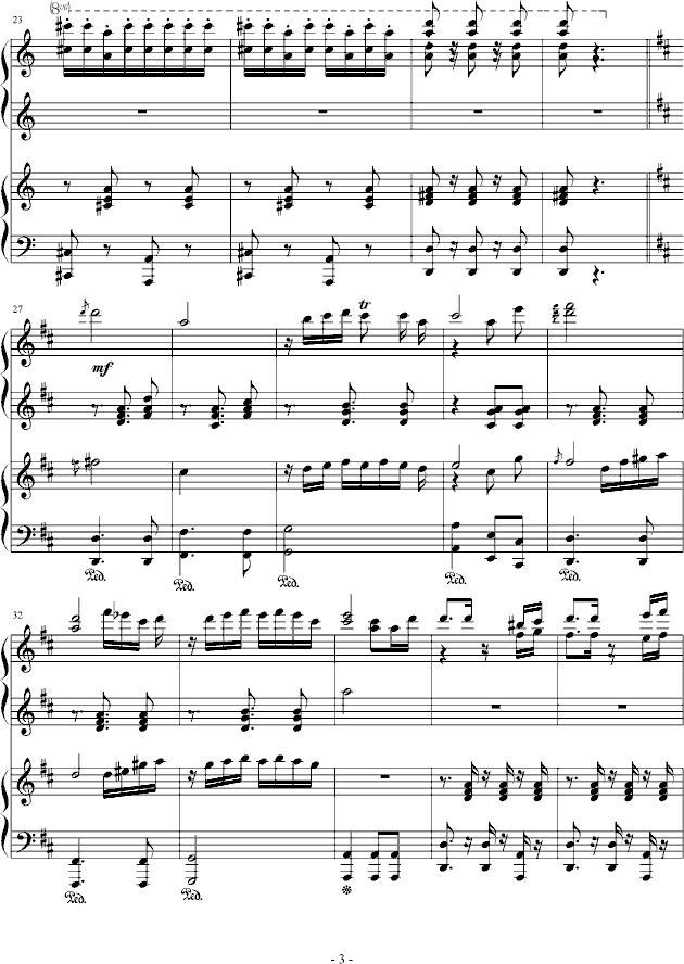 小舞会钢琴曲谱（图3）
