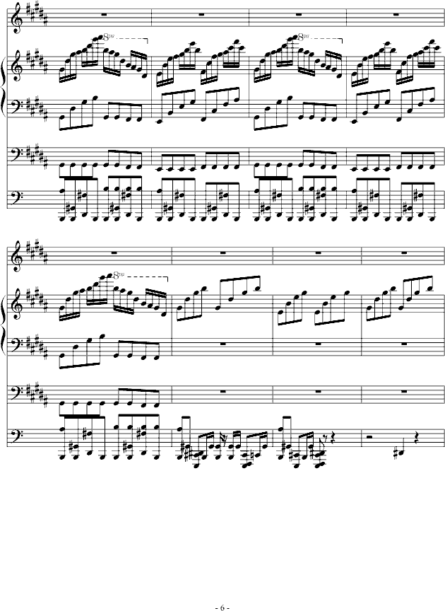 拾起碎片钢琴曲谱（图6）