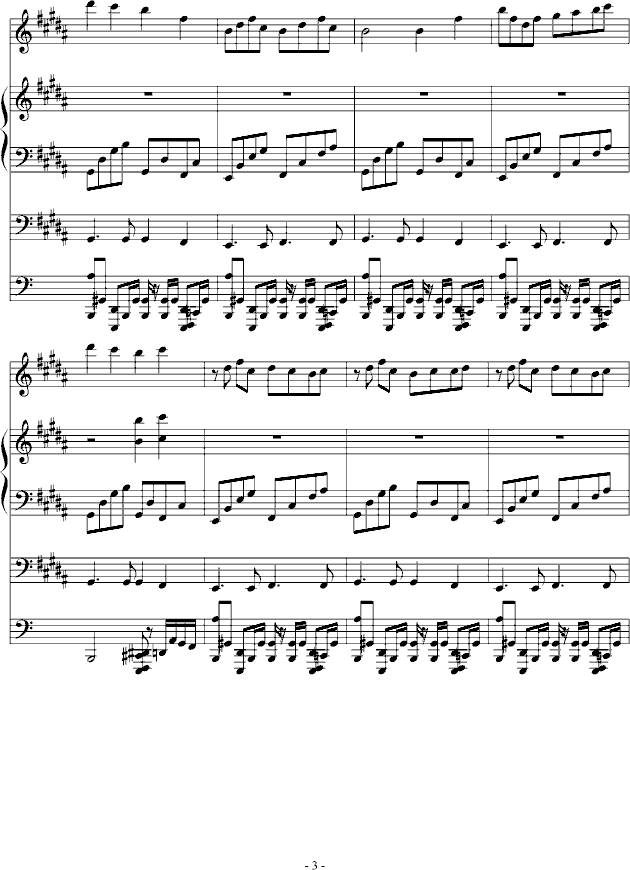 拾起碎片钢琴曲谱（图3）