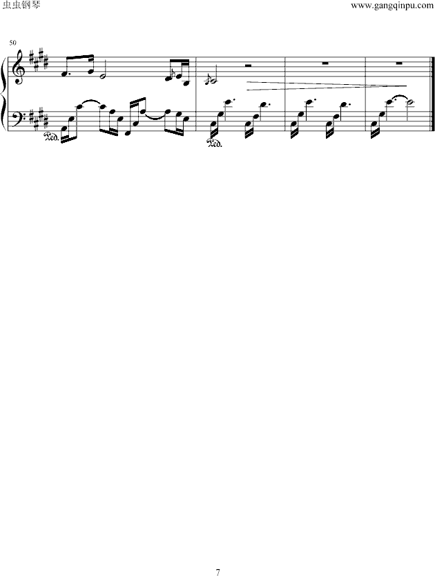 琵琶语钢琴曲谱（图7）