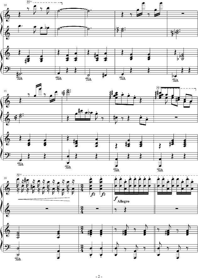 小舞会钢琴曲谱（图2）