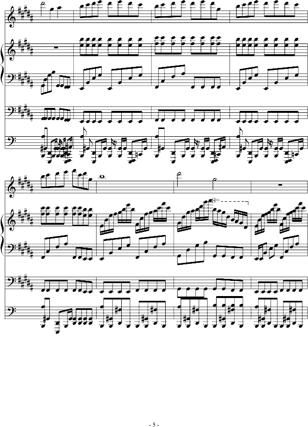 拾起碎片钢琴曲谱（图5）